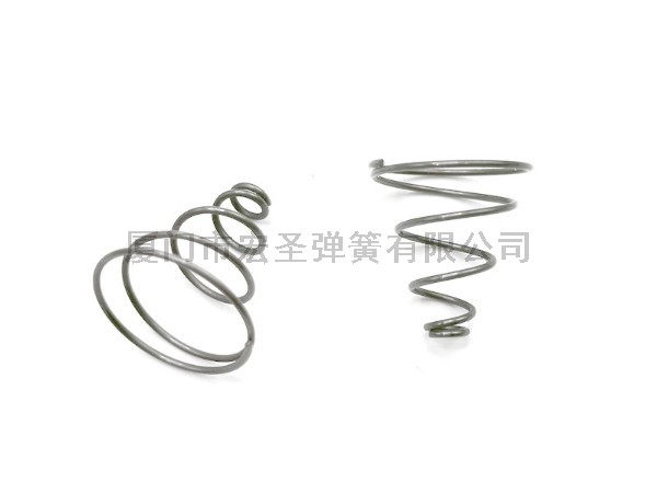 弹簧工厂非标加工回位塔型压簧不锈钢锥形电池正负极宝塔弹簧定制