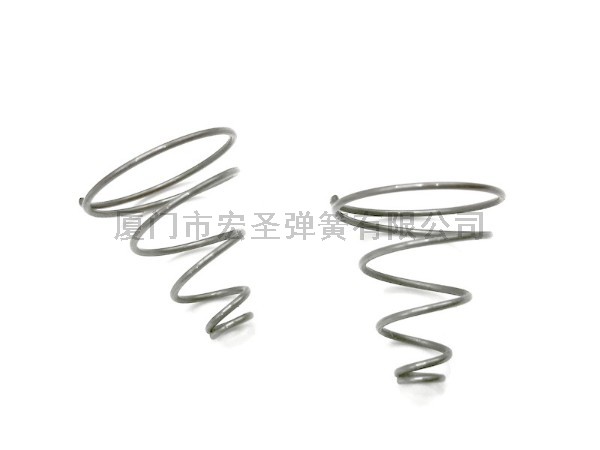 弹簧工厂非标加工回位塔型压簧不锈钢锥形电池正负极宝塔弹簧定制