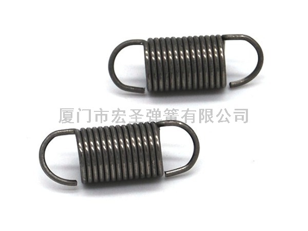 <i style='color:red'>拉簧</i>厂家非标加工摩托刹车医疗器材微型不锈钢双钩拉伸弹簧定制