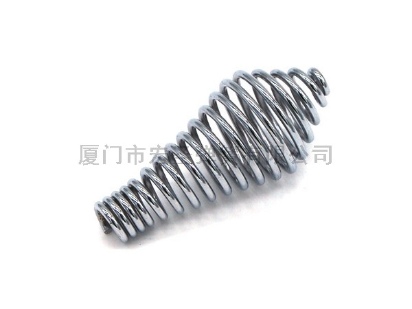 烧烤炉提篮手柄弹簧4MM直径鼓型渔具镀铬弹簧定制弹簧加工压簧