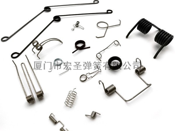 扭簧订做加工非标蓝牙耳机锁具复位双扭簧镀锌不锈钢扭力弹簧定制