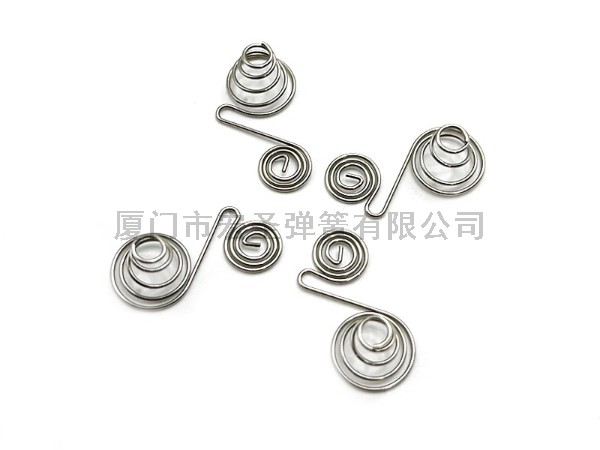 电池弹簧定制耐腐蚀智能门锁医疗塔簧万能遥控器电池盒正负极<i style='color:red'>压缩弹簧</i>